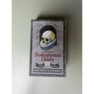 Great Shakespearean Deaths Card Game Dark Humor Gothic Party Game Chronicle